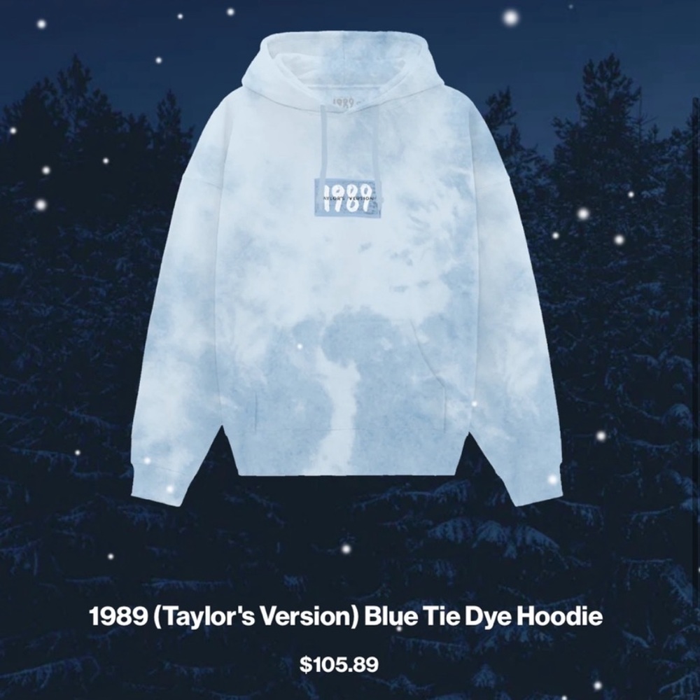 1989 Taylor’s Version Tie-Dye Hoodie